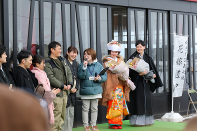 ゆきとぴあ七曲　花嫁道中出発式 @ 道の駅うご 端縫いの郷